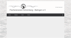 Desktop Screenshot of fischereiverein-schoemberg-balingen.de